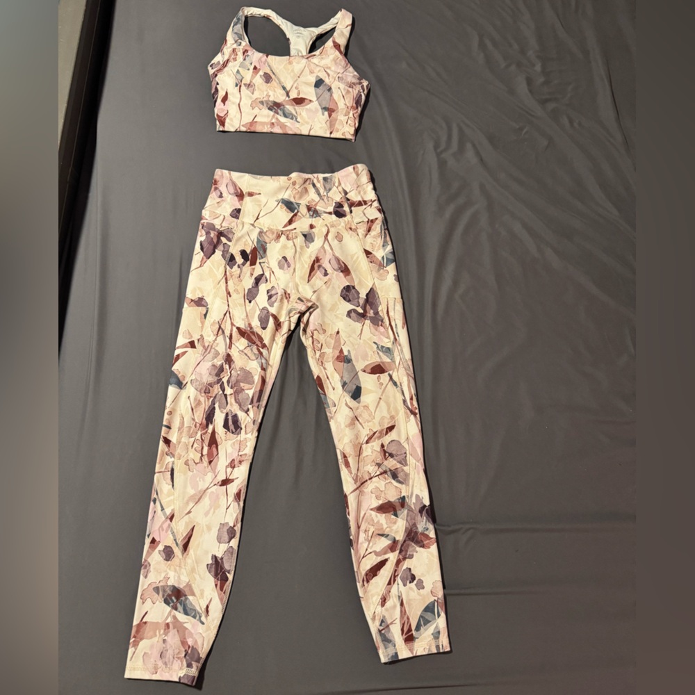 Floral Print Leggings Set